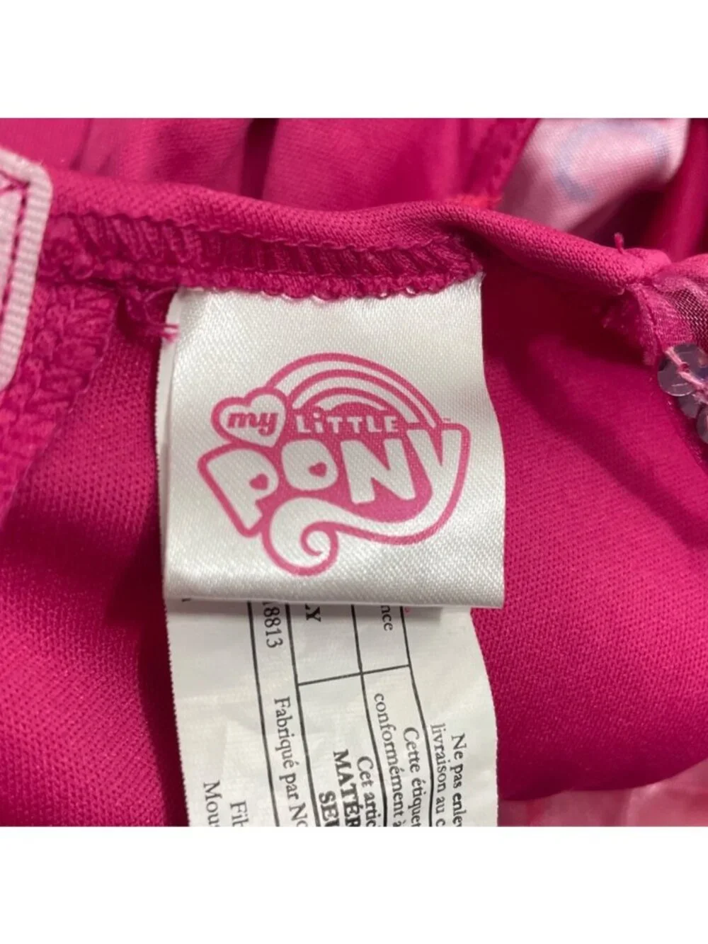 My Little Pony Pinkie Pie Halloween Costume Child Small 4-6 Hasbro 5 Pc Dress Up